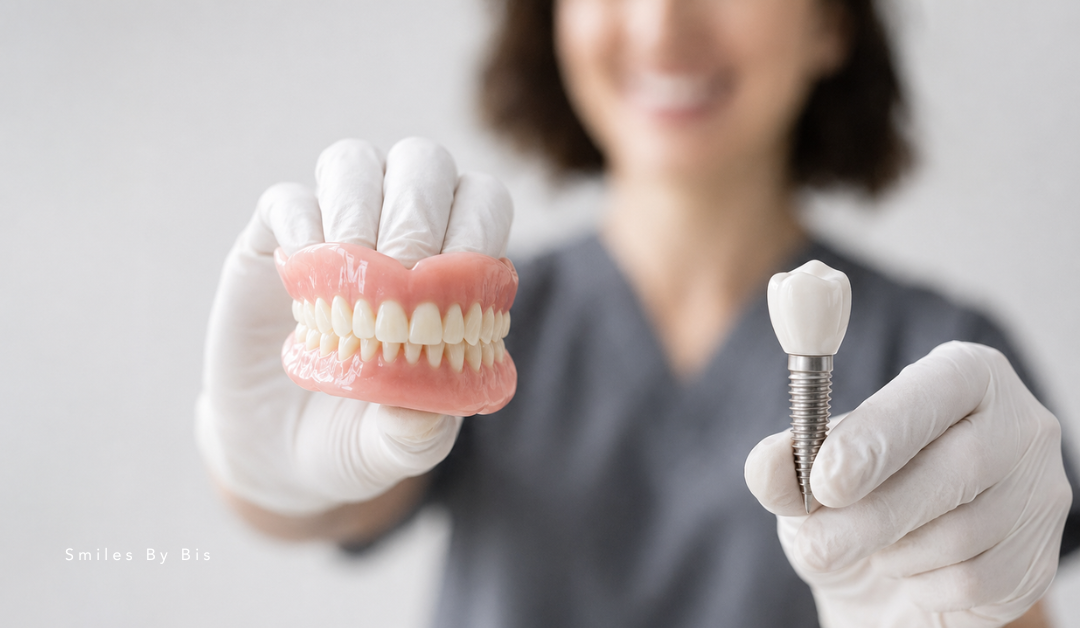 Dentures vs. Dental Implants